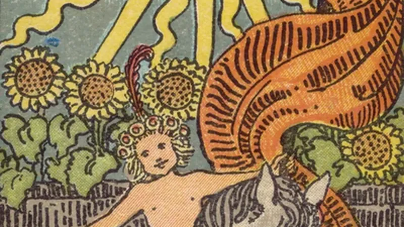Солнце (The Sun): значение карты Таро
