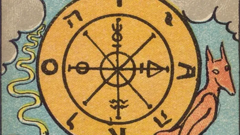 Колесо Фортуны (Wheel of Fortune): значение карты Таро